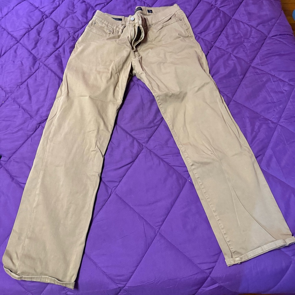 Lucky Brand Tan Chinos Versatile Cotton Blend